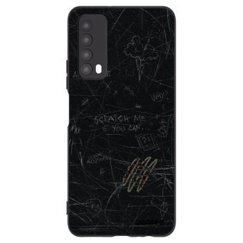 Picasee Μαύρη θήκη σιλικόνης για Huawei P Smart 2021 - SCRATCH