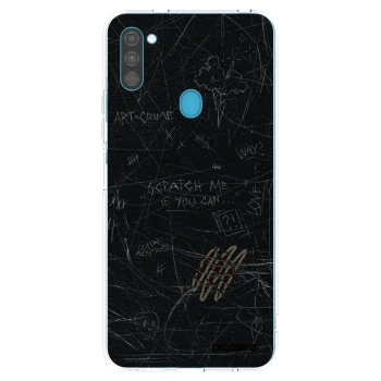 Picasee διαφανής θήκη σιλικόνης Samsung Galaxy M11 - SCRATCH