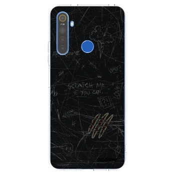 Picasee διαφανής θήκη σιλικόνης Realme 5 - SCRATCH