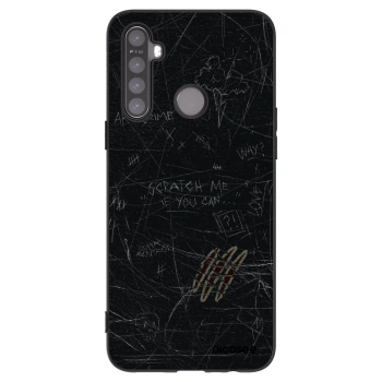 Picasee Μαύρη θήκη σιλικόνης για Realme 5 - SCRATCH