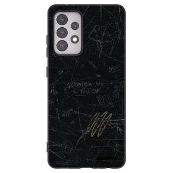 Picasee Μαύρη θήκη σιλικόνης για Samsung Galaxy A52 5G A525F - SCRATCH