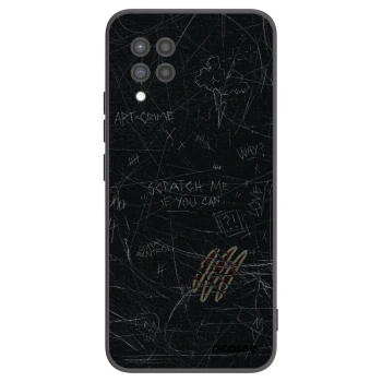 Picasee Μαύρη θήκη σιλικόνης για Samsung Galaxy A42 A426B - SCRATCH