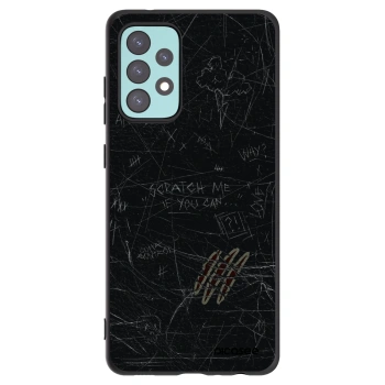 Picasee Μαύρη θήκη σιλικόνης για Samsung Galaxy A72 A725F - SCRATCH
