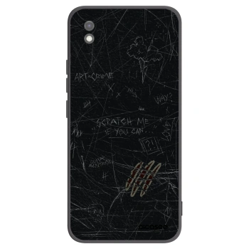 Picasee Μαύρη θήκη σιλικόνης για Xiaomi Redmi 9AT - SCRATCH
