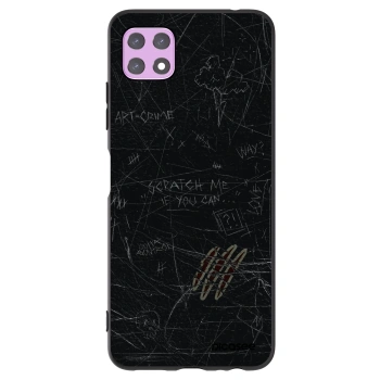 Picasee Μαύρη θήκη σιλικόνης για Samsung Galaxy A22 A226B 5G - SCRATCH