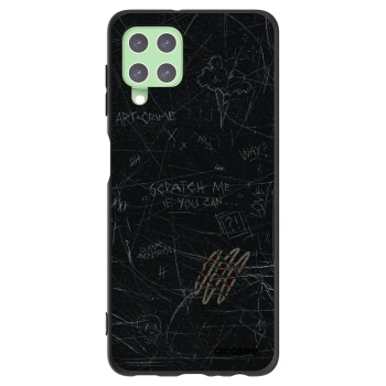 Picasee Μαύρη θήκη σιλικόνης για Samsung Galaxy A22 A225F 4G - SCRATCH