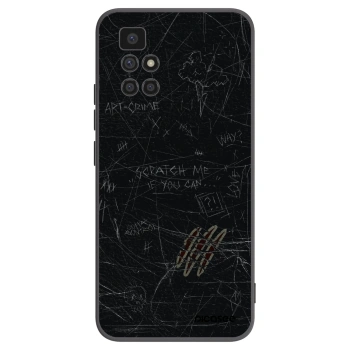 Picasee Μαύρη θήκη σιλικόνης για Xiaomi Redmi 10 - SCRATCH