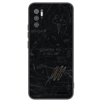 Picasee Μαύρη θήκη σιλικόνης για Xiaomi Poco M3 Pro 5G - SCRATCH