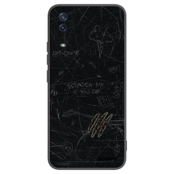 Picasee Μαύρη θήκη σιλικόνης για Vivo Y11s - SCRATCH