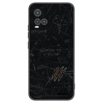 Picasee Μαύρη θήκη σιλικόνης για Vivo Y33s - SCRATCH