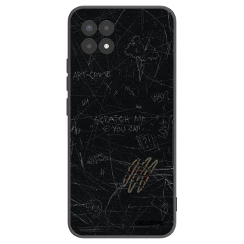 Picasee Μαύρη θήκη σιλικόνης για Realme 8i - SCRATCH