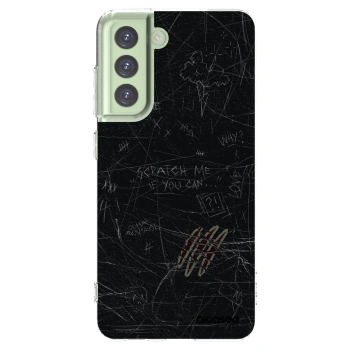 Picasee διαφανής θήκη σιλικόνης Samsung Galaxy S21 FE 5G - SCRATCH