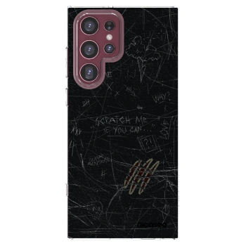 Picasee διαφανής θήκη σιλικόνης Samsung Galaxy S22 Ultra 5G - SCRATCH