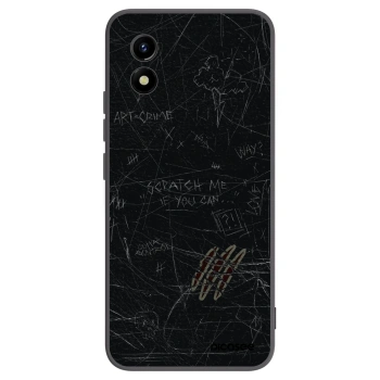 Picasee Μαύρη θήκη σιλικόνης για Vivo Y01 - SCRATCH