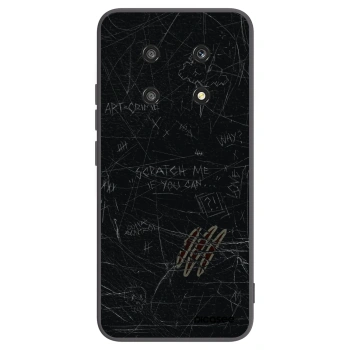 Picasee Μαύρη θήκη σιλικόνης για Honor Magic4 Lite 5G - SCRATCH