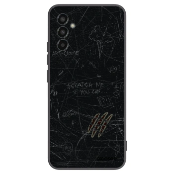 Picasee Μαύρη θήκη σιλικόνης για Samsung Galaxy M13 M135F - SCRATCH