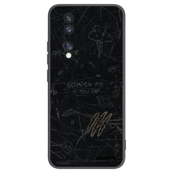 Picasee Μαύρη θήκη σιλικόνης για Honor 70 - SCRATCH