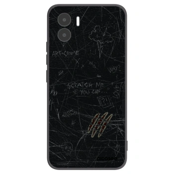Picasee Μαύρη θήκη σιλικόνης για Xiaomi Redmi A1 - SCRATCH