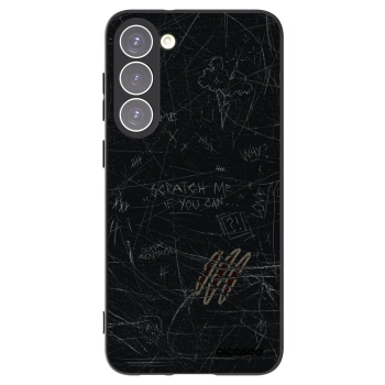 Picasee Μαύρη θήκη σιλικόνης για Samsung Galaxy S23+ 5G - SCRATCH