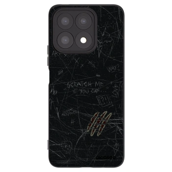 Picasee Μαύρη θήκη σιλικόνης για Honor X8a - SCRATCH
