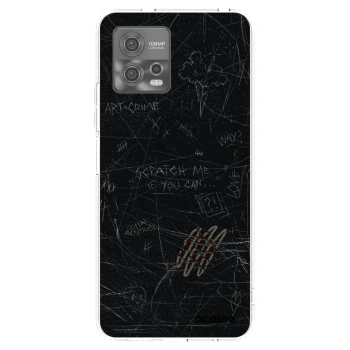 Picasee διαφανής θήκη σιλικόνης Motorola Moto G72 - SCRATCH