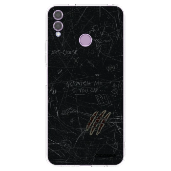 Picasee διαφανής θήκη σιλικόνης Honor 8X - SCRATCH