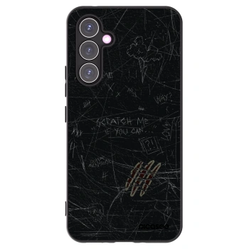 Picasee Μαύρη θήκη σιλικόνης για Samsung Galaxy A54 5G A546B - SCRATCH