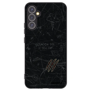 Picasee Μαύρη θήκη σιλικόνης για Samsung Galaxy A34 5G A346B - SCRATCH