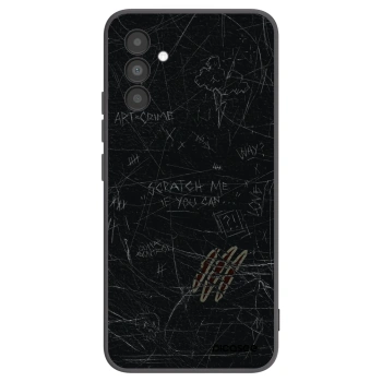 Picasee Μαύρη θήκη σιλικόνης για Samsung Galaxy A04s A047F - SCRATCH