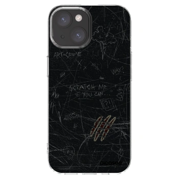 Picasee διαφανής θήκη σιλικόνης Apple iPhone 15 - SCRATCH