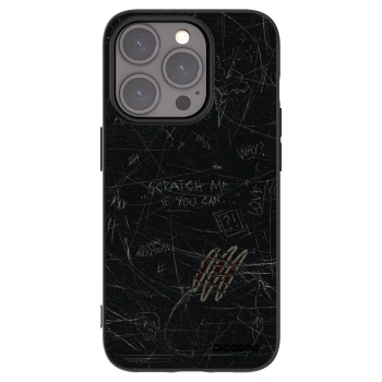 Picasee Μαύρη θήκη σιλικόνης για Apple iPhone 15 Pro - SCRATCH