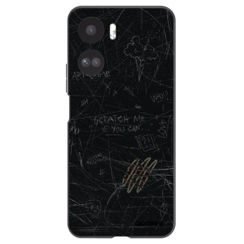 Picasee Μαύρη θήκη σιλικόνης για Honor 90 Lite 5G - SCRATCH