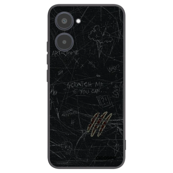 Picasee Μαύρη θήκη σιλικόνης για Realme 10 4G - SCRATCH