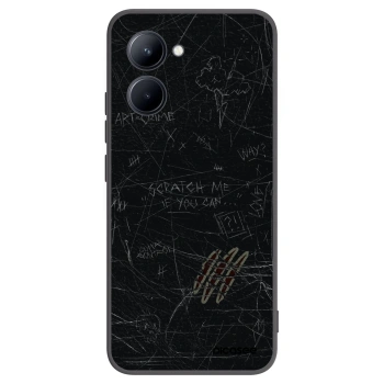 Picasee Μαύρη θήκη σιλικόνης για Realme C33 (2023) - SCRATCH