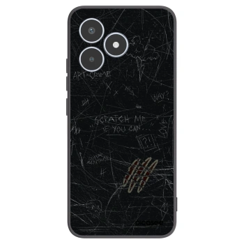 Picasee Μαύρη θήκη σιλικόνης για Realme C53 - SCRATCH