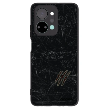 Picasee Μαύρη θήκη σιλικόνης για Honor X7a - SCRATCH