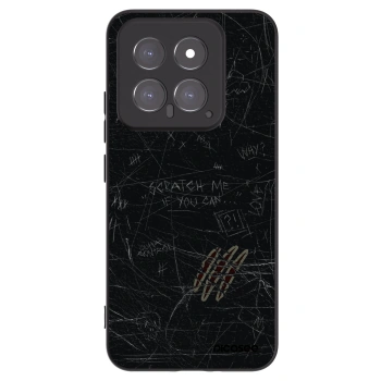 Picasee Μαύρη θήκη σιλικόνης για Xiaomi 14 - SCRATCH