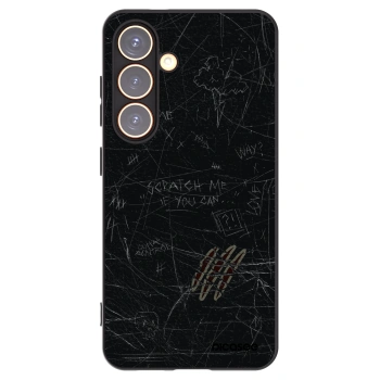 Picasee Μαύρη θήκη σιλικόνης για Samsung Galaxy S24 S921B 5G - SCRATCH