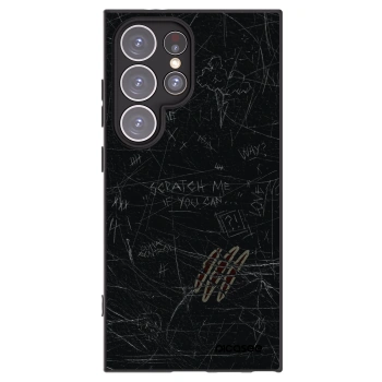 Picasee Μαύρη θήκη σιλικόνης για Samsung Galaxy S24 Ultra S928B 5G - SCRATCH