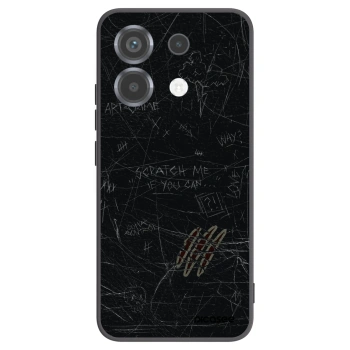 Picasee Μαύρη θήκη σιλικόνης για Xiaomi Poco X6 - SCRATCH