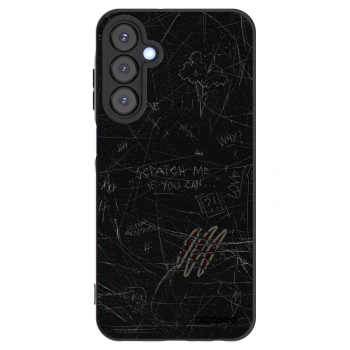 Picasee Μαύρη θήκη σιλικόνης για Samsung Galaxy A25 A256B 5G - SCRATCH