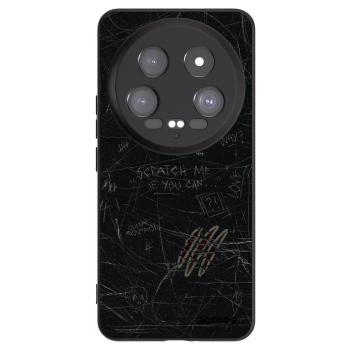 Picasee Μαύρη θήκη σιλικόνης για Xiaomi 14 Ultra - SCRATCH