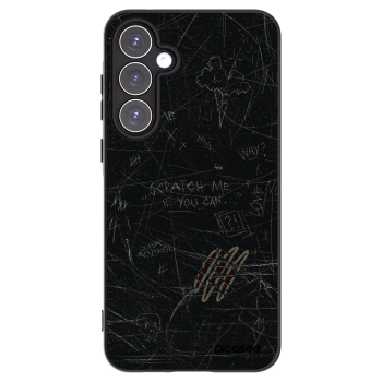 Picasee Μαύρη θήκη σιλικόνης για Samsung Galaxy A55 5G A556B - SCRATCH