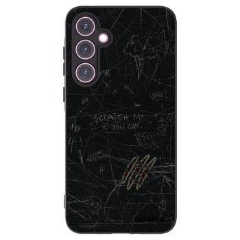Picasee Μαύρη θήκη σιλικόνης για Samsung Galaxy A35 5G A356B - SCRATCH