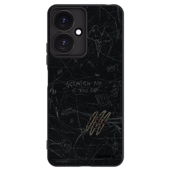 Picasee Μαύρη θήκη σιλικόνης για Xiaomi Redmi 13C 5G - SCRATCH
