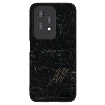 Picasee Μαύρη θήκη σιλικόνης για Honor 200 Lite - SCRATCH