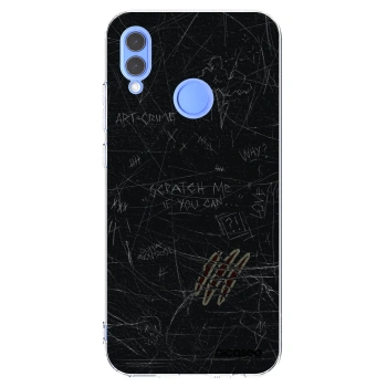 Picasee διαφανής θήκη σιλικόνης Honor 10 Lite - SCRATCH