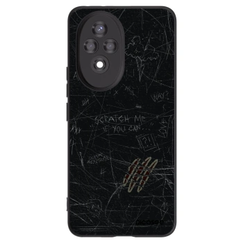 Picasee Μαύρη θήκη σιλικόνης για Honor 200 5G - SCRATCH