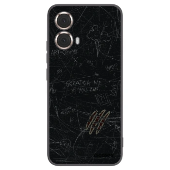 Picasee Μαύρη θήκη σιλικόνης για Motorola Moto G85 - SCRATCH
