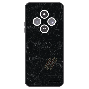 Picasee Μαύρη θήκη σιλικόνης για Xiaomi Redmi 14C - SCRATCH